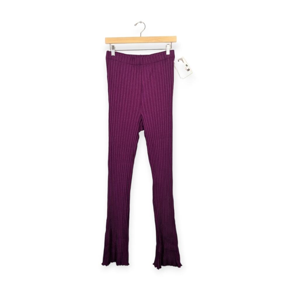 NWT Simon Miller Purple Rib Cyrene Lounge Pants Size M